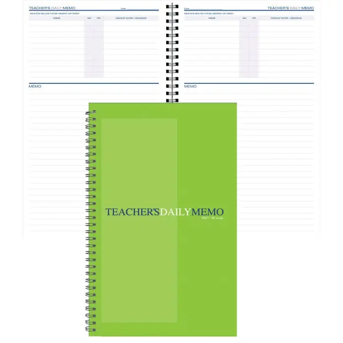 Daily Memo Book, 5-7/8 x 9-3/8 Inches, White Seasonal Sale